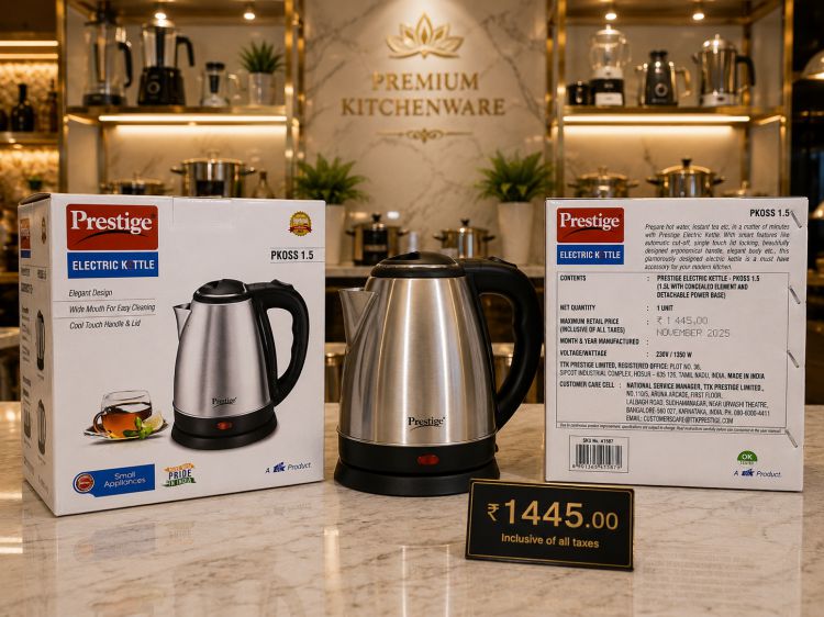 Electric kettle, Prestige, 1,5l