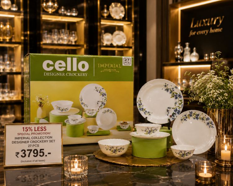 Designer Crockery, Imperial Collection 27 pcs