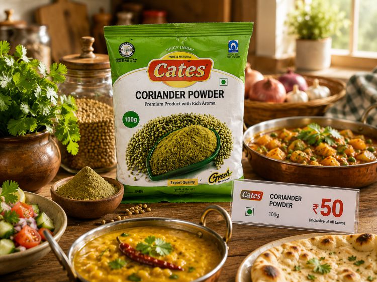 Coriander Powder,  Cates 100g