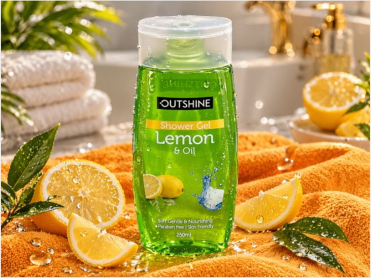 Out shine shower gel lemon 250ml