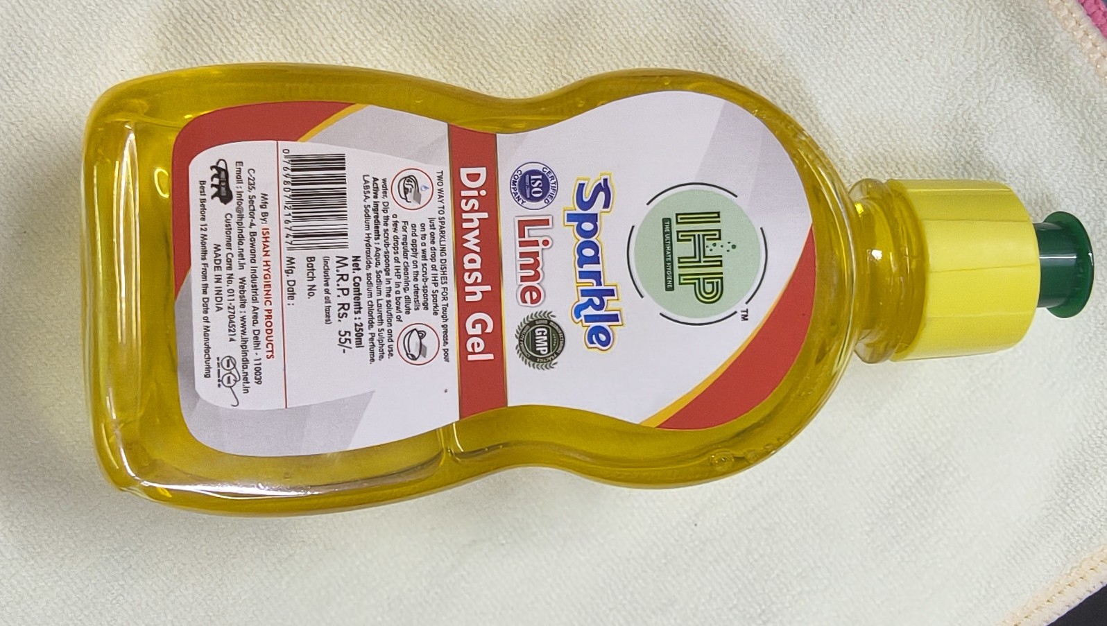 IHP Lime dishwash gel