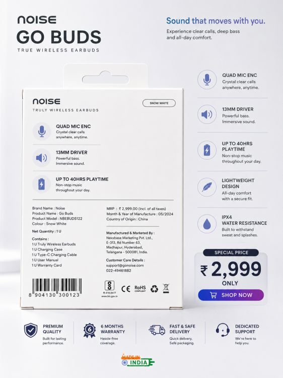 Noise Go Buds wireless