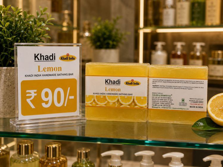 Soap Khadi Lemon