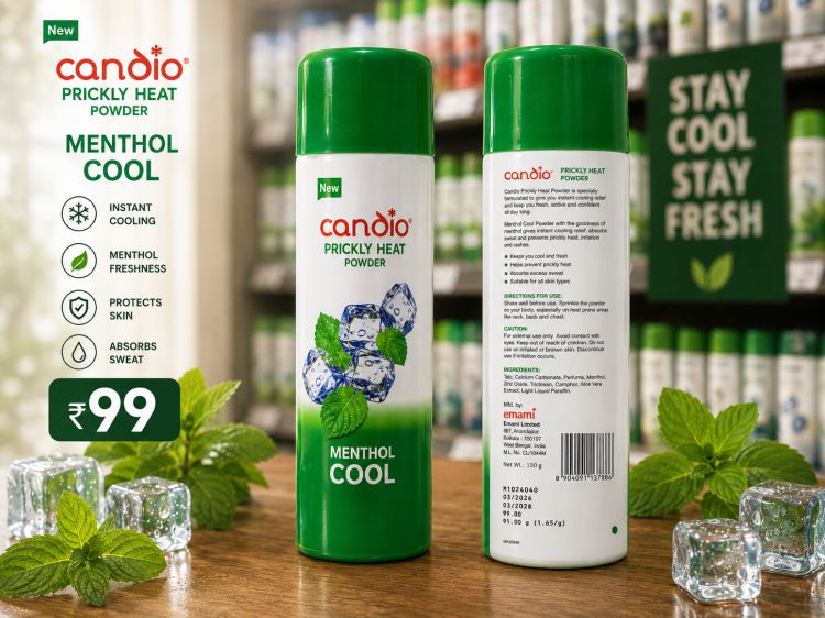 Candid,  cool talk powder