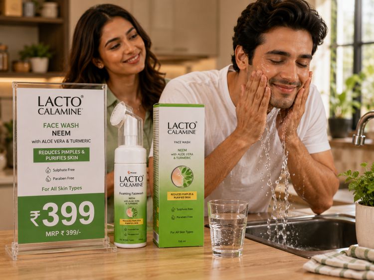 Face wash foaming, Lacto